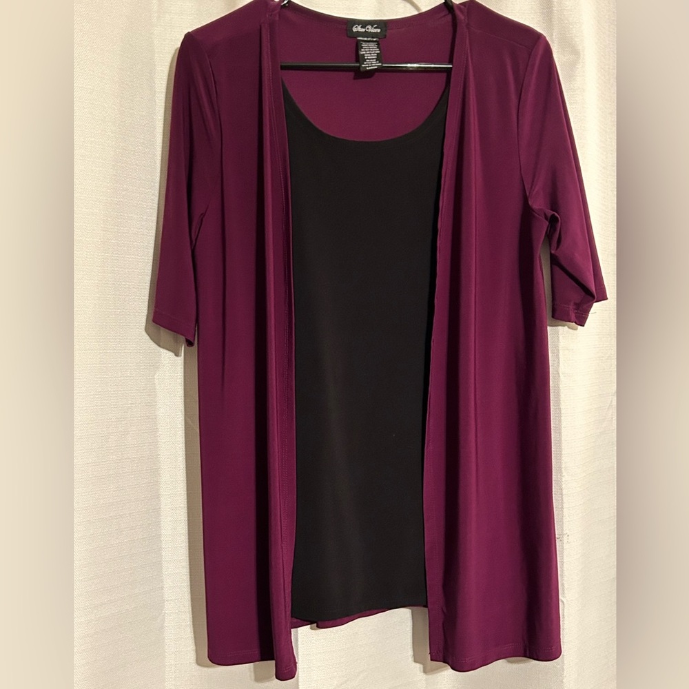 Star Vixen Burgundy Cardigan